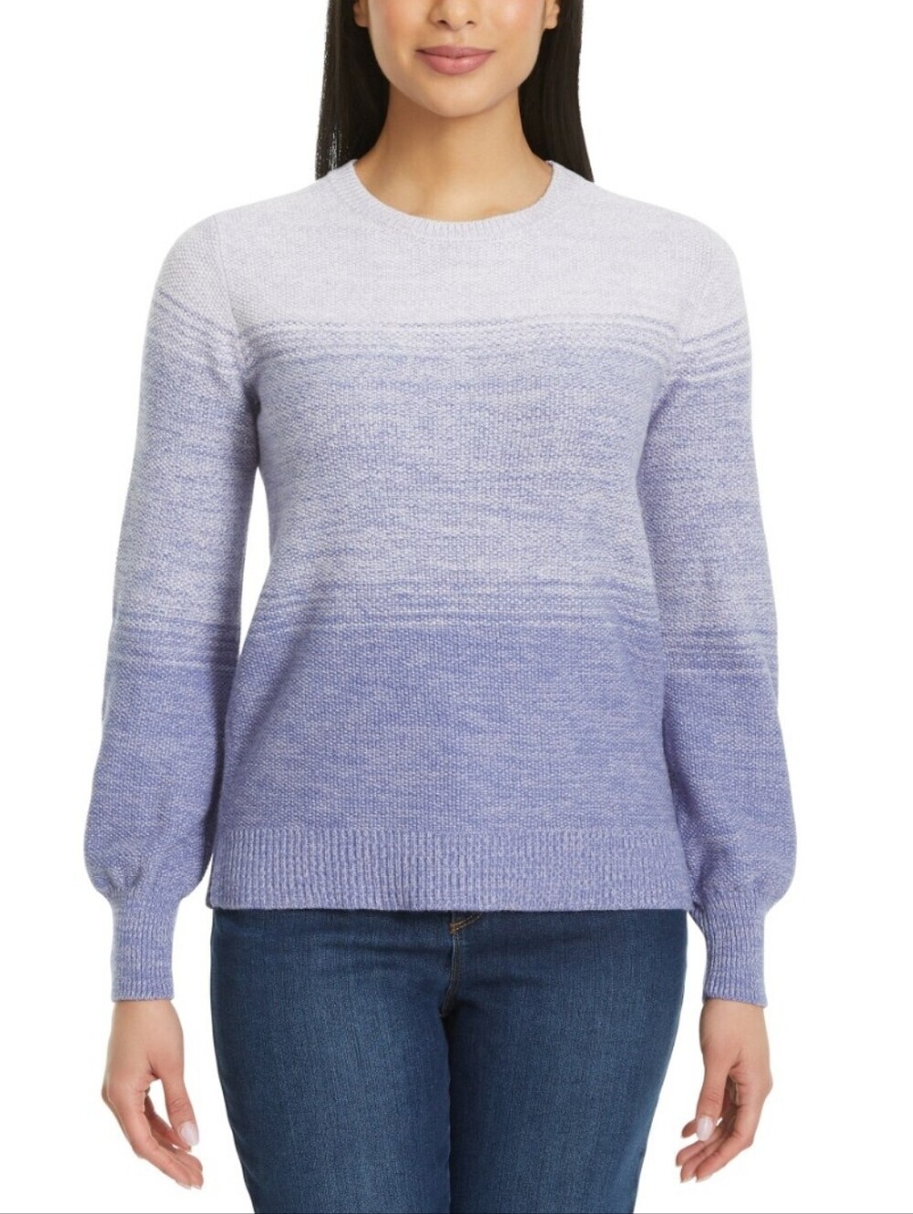 Women's Crewneck Sweater - Gloria Vanderbilt - Purple - S